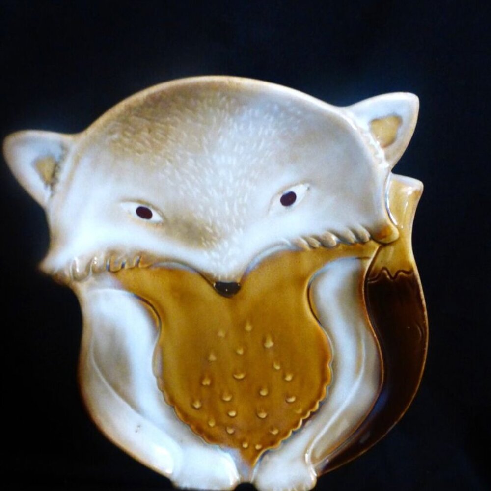 BNF - Abbott China HEDGEHOG Serving Platter Plate Collection Vintage Pottery